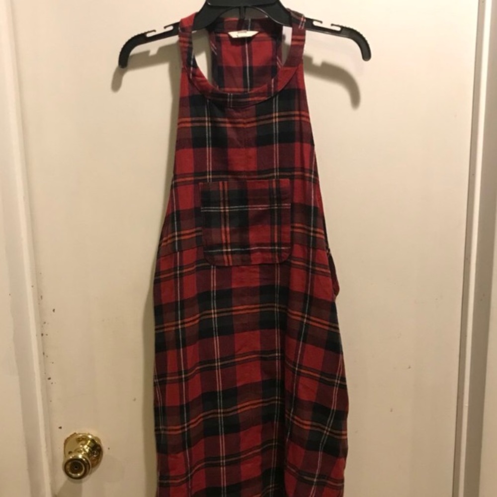 Vans plaid halter dress!